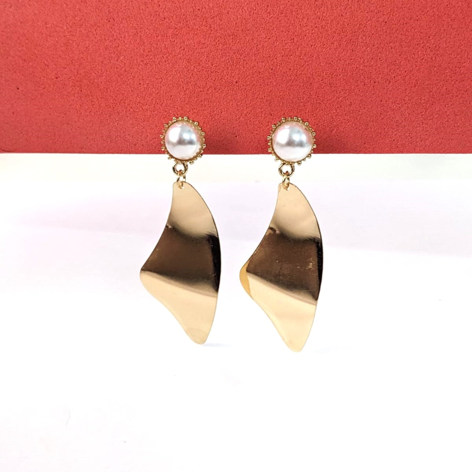 Golden Dangler Earrings