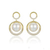 Classic Round Pearl Drop Earrings