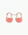 Blush Blossom Design Hoops