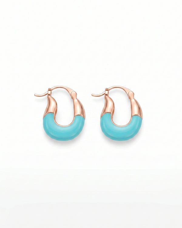 Azure Trend Beaded Earrings