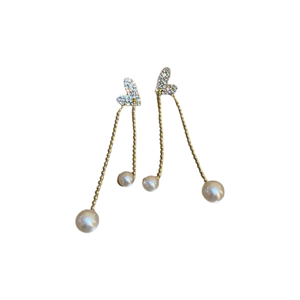 Little Heart Crystal Earrings