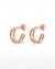 Golden Duo Hoops Earrings