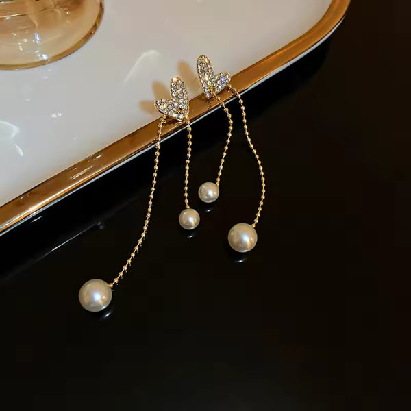 Little Heart Crystal Earrings
