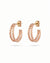 Rose Gold Elegant Hoop Earrings – Lightweight Daily Wear