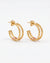 Golden Globe Minimalist Hoop Earrings