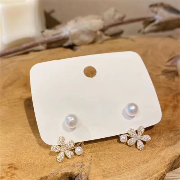 Twin Pearl Earrings