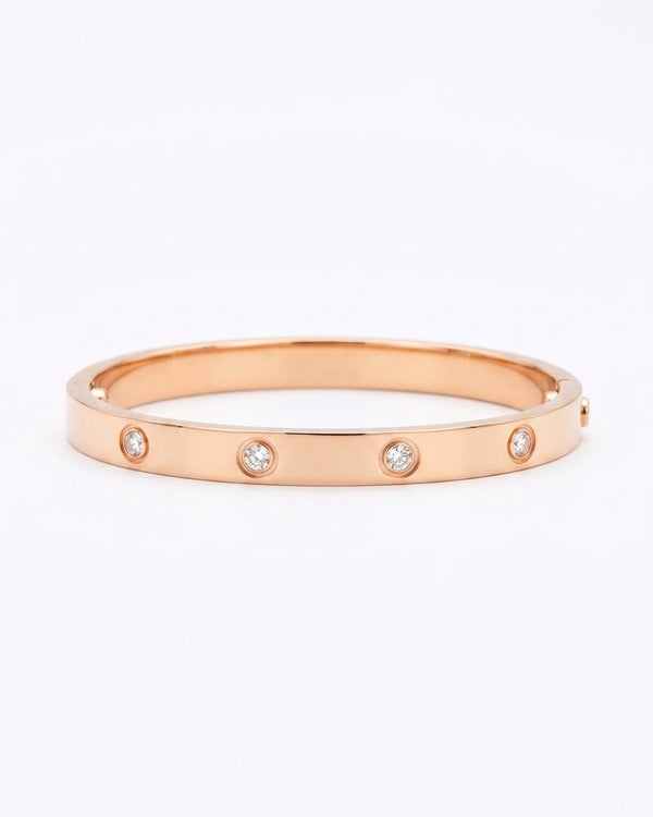 Diamond Stainless Steel Zircon Bracelet