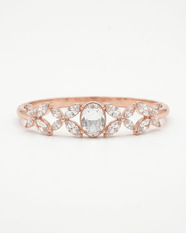 Big Diamond Flower Bracelet