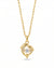 Playful Twin Dolphin Necklace
