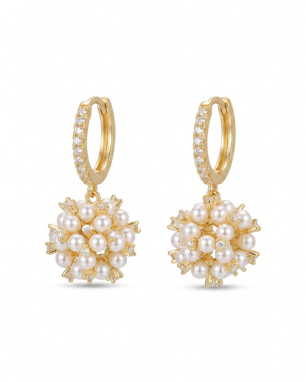Ball of Pearl Earrings