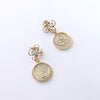 Monalisa Bloom Circle Earrings