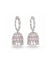 Blush Radiance Silver-Plated PINK Jhumkas