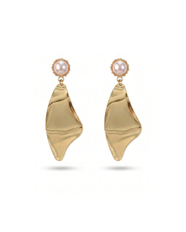 Golden Dangler Earrings