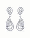 Elegant White AD Earrings