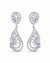 Elegant White AD Earrings