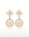 Monalisa Bloom Circle Earrings