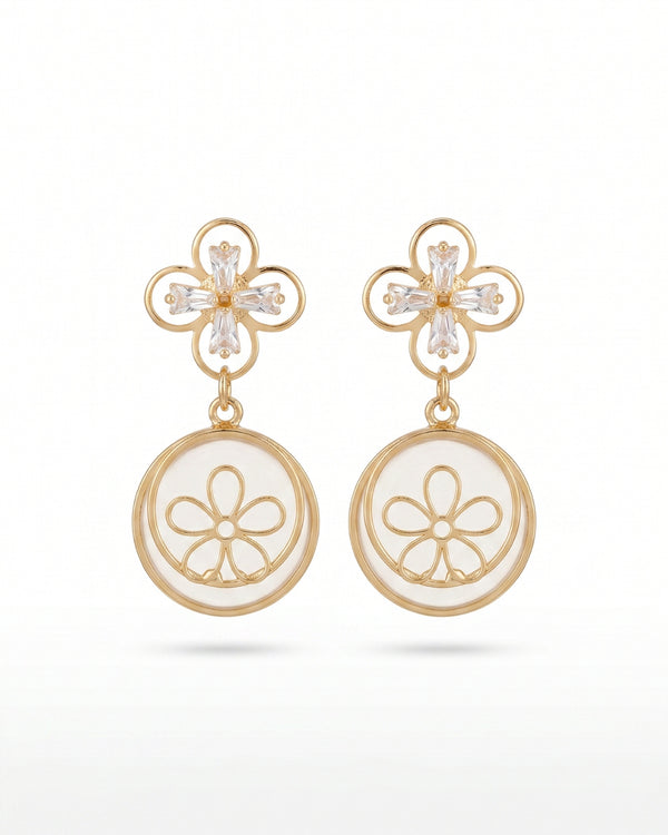 Monalisa Bloom Circle Earrings