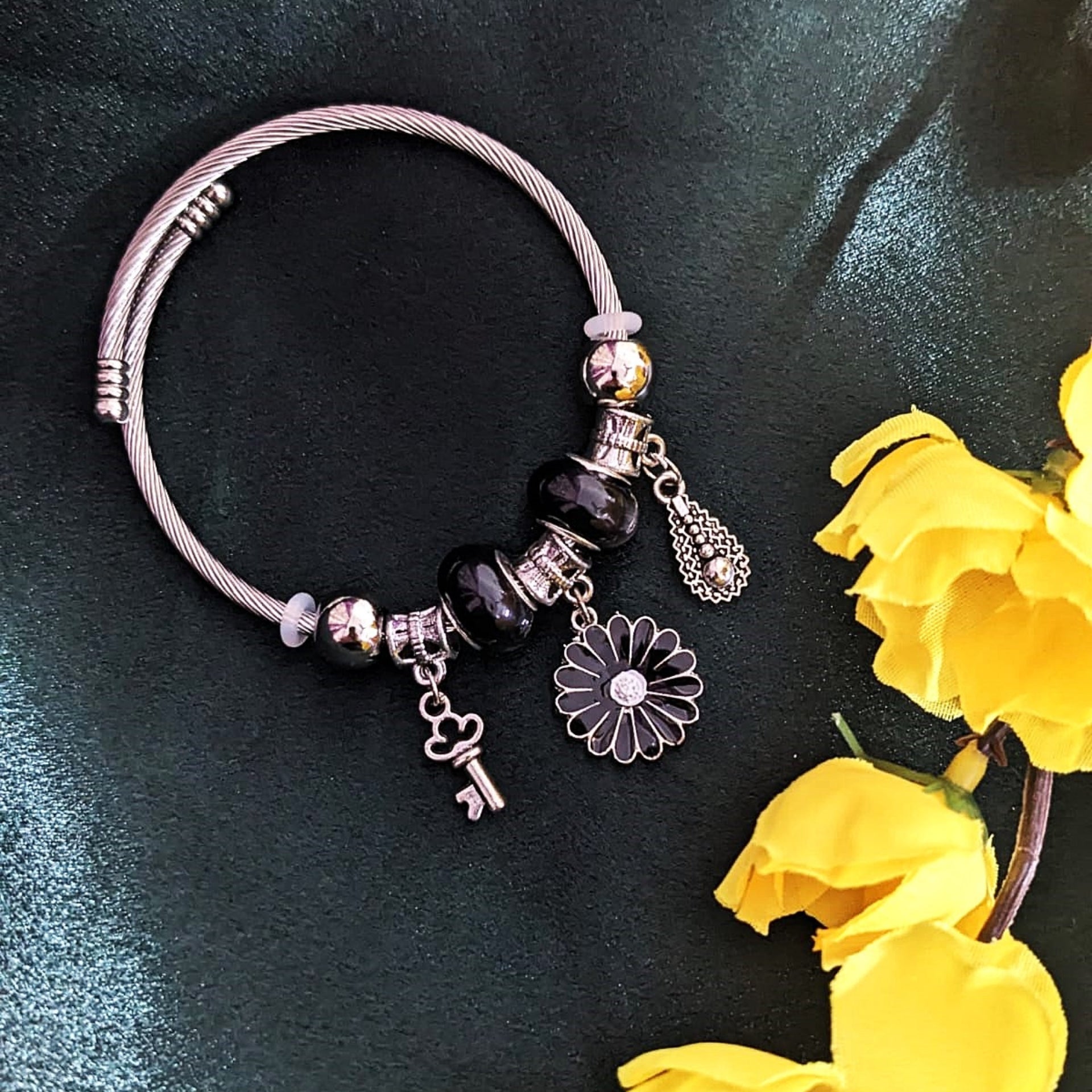 Midnight Blossom Bracelet