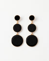 Black Drops Earrings