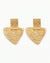 Golden Plated Triangle Earrings