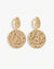 Golden Plated Circular Design Earrings