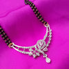 Diamond-Style Mangalsutra Set – With Earrings for Daily Wear