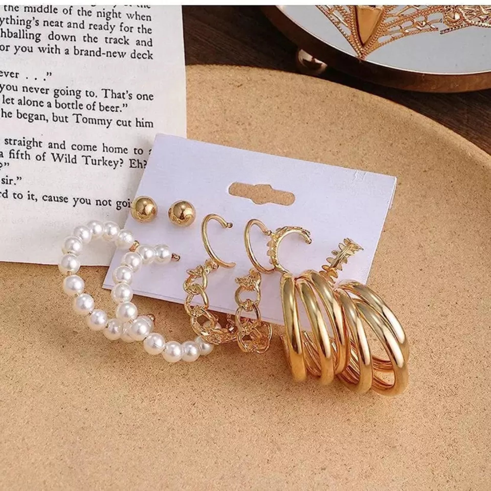 Vintage Punk Earrings Set