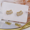 StylishMultilayer Row Cubic C Shape Earrings
