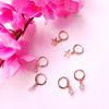 Golden Star & Blossom Hoops Combo Set – 6 Pairs of Everyday Elegance