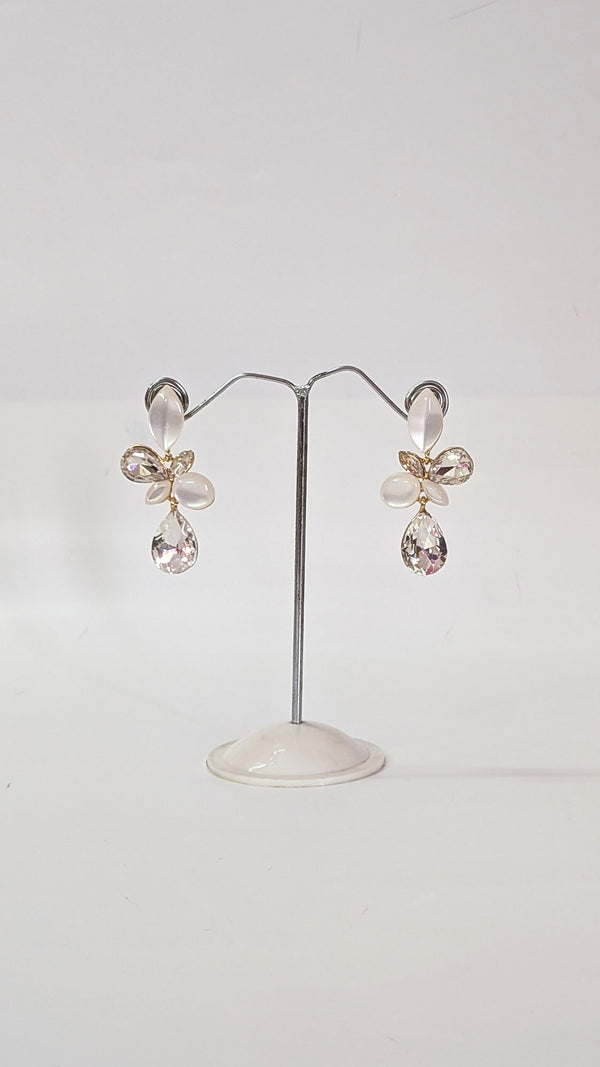 Champagne Crystal Elegant Drop Design Dangler