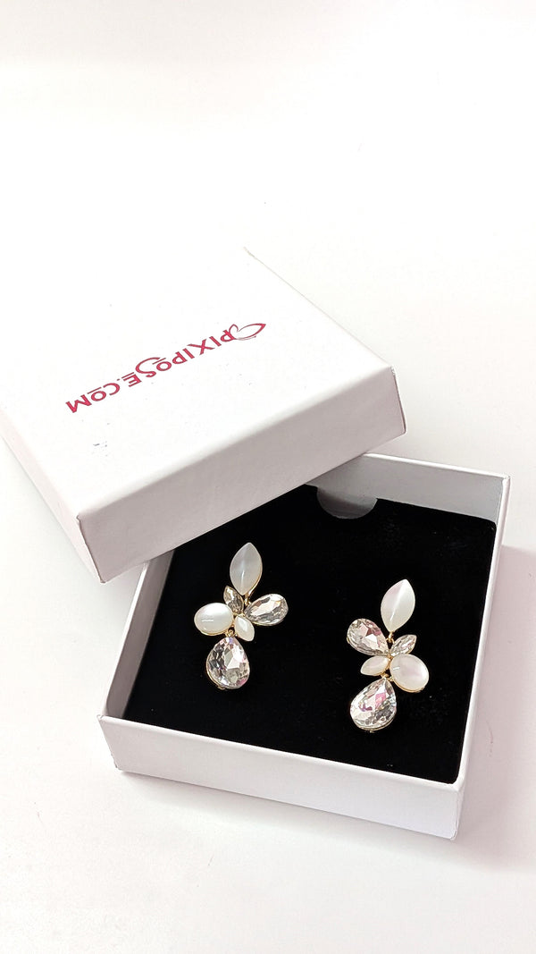 Champagne Crystal Elegant Drop Design Dangler