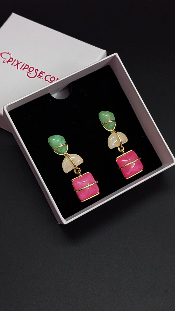 Pastel Pop Drop Earrings