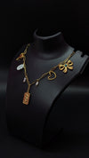 Gold Multi Charm Necklace