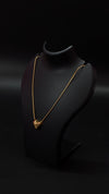 Heart Pendant Gold Chain Minimal Necklace