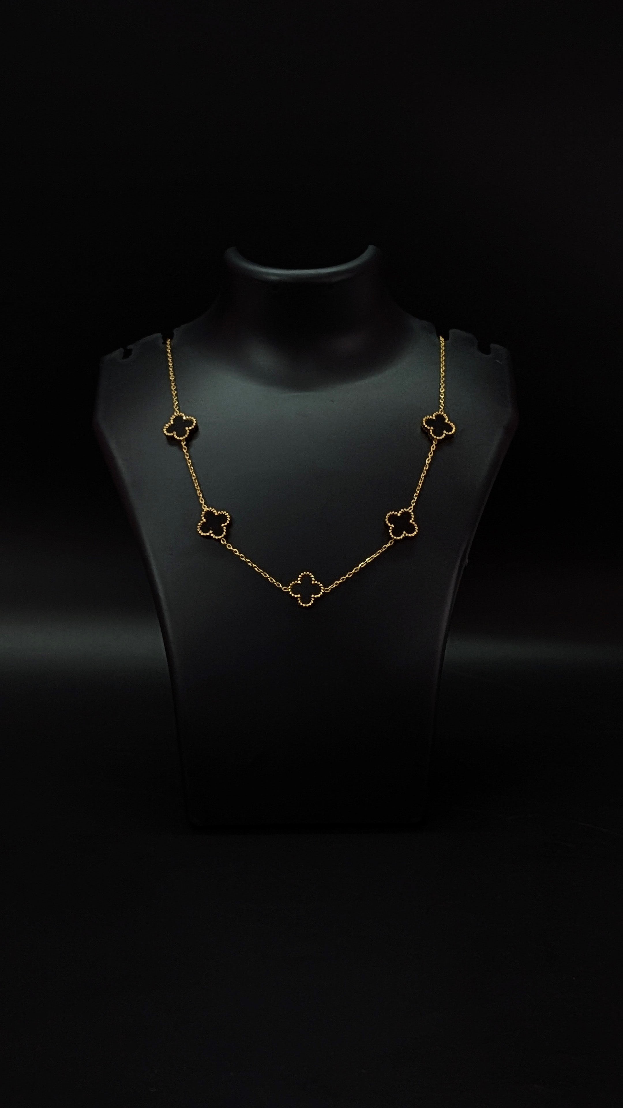 Black Clover Minimal Lucky Charm Necklace