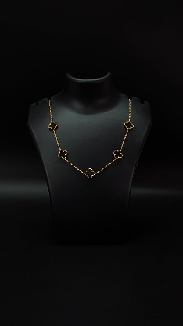 Black Clover Minimal Lucky Charm Necklace