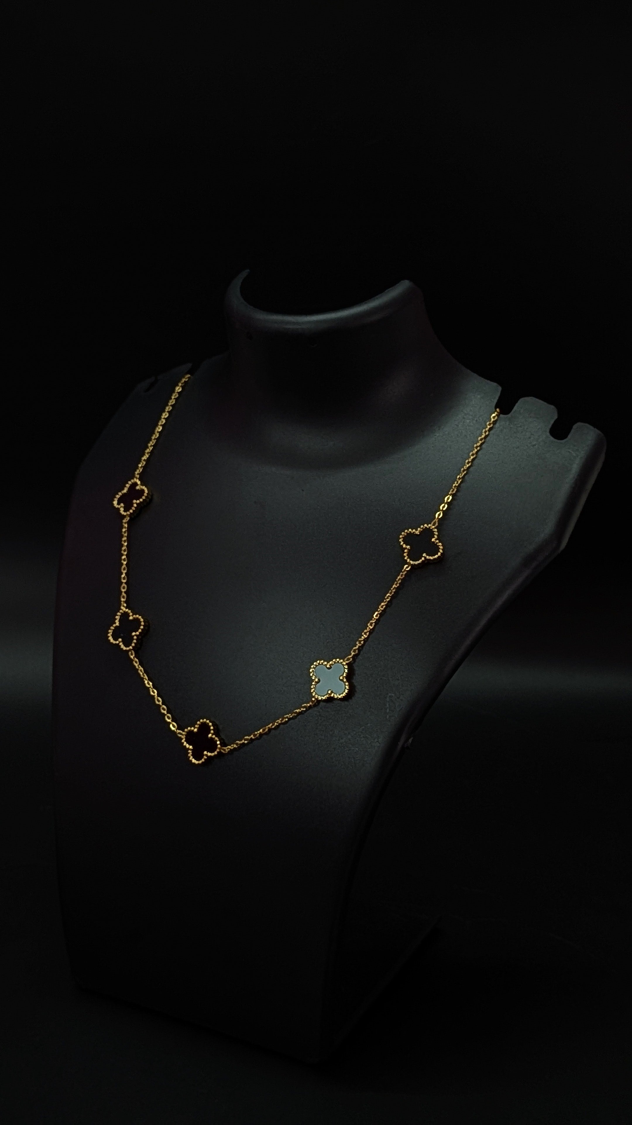 Black Clover Minimal Lucky Charm Necklace