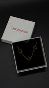 Black Clover Minimal Lucky Charm Necklace