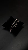 Silver Pearl & Star Charm Bracelet – Dual Layer Elegant Design