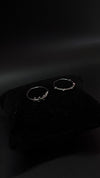 Minimal Silver Adjustable Couple Rings