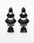 Black Chand Bali Earrings – Traditional Jhumka for Women