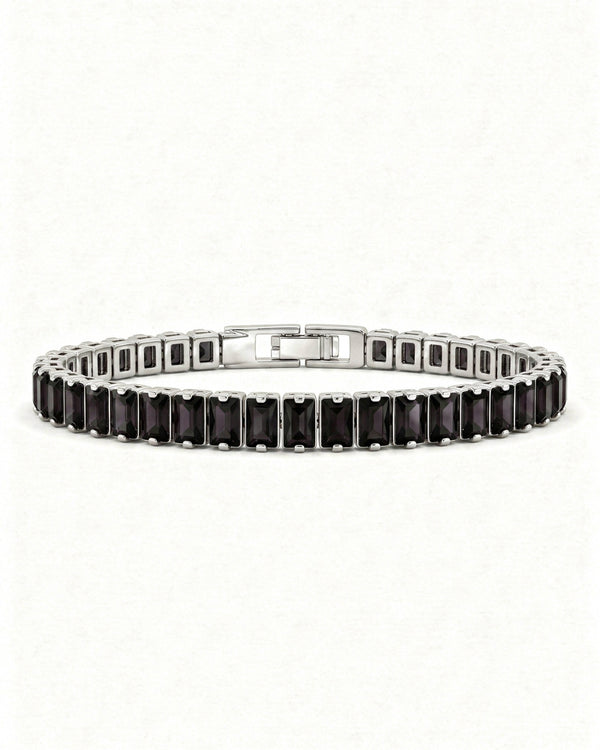 Black Big Zem Zircon Elegant Bracelet