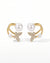 Brilliant Diamond Butterfly Stud Earrings