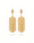 Bold Glam Golden Tassel Dangler Earrings