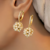 Ball of Pearl Earrings