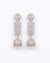 Oxidised Silver Ethnic LongSparkling Jhumka Earrings