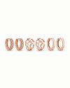 Petite Bobby Hoops Earrings Rosegold