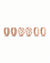 Petite Bobby Hoops Earrings Rosegold