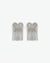 Silver Rhinestone Fringe Statement Earrings – Glamorous Party & Night Wear