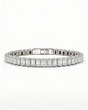 Classic Silver Crystal Tennis Bracelet – Sparkling Elegance